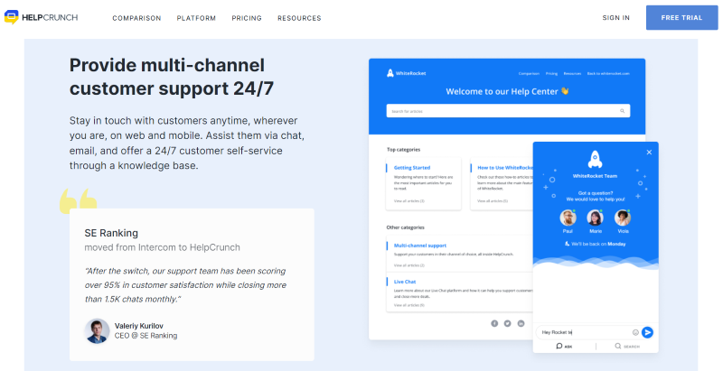 Publish customer reviews on your website