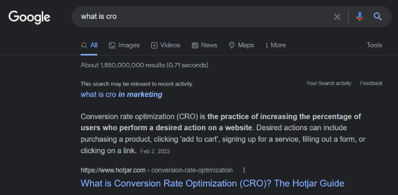 Use Google Featured Snippets