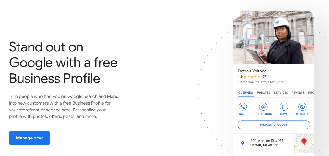Create a Google Business Profile