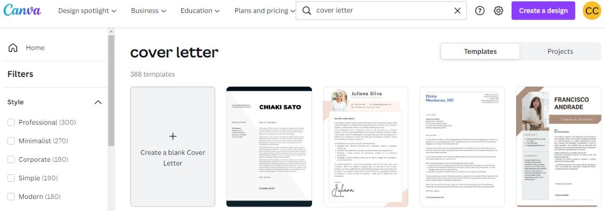 Have Your Cover Letter Handy