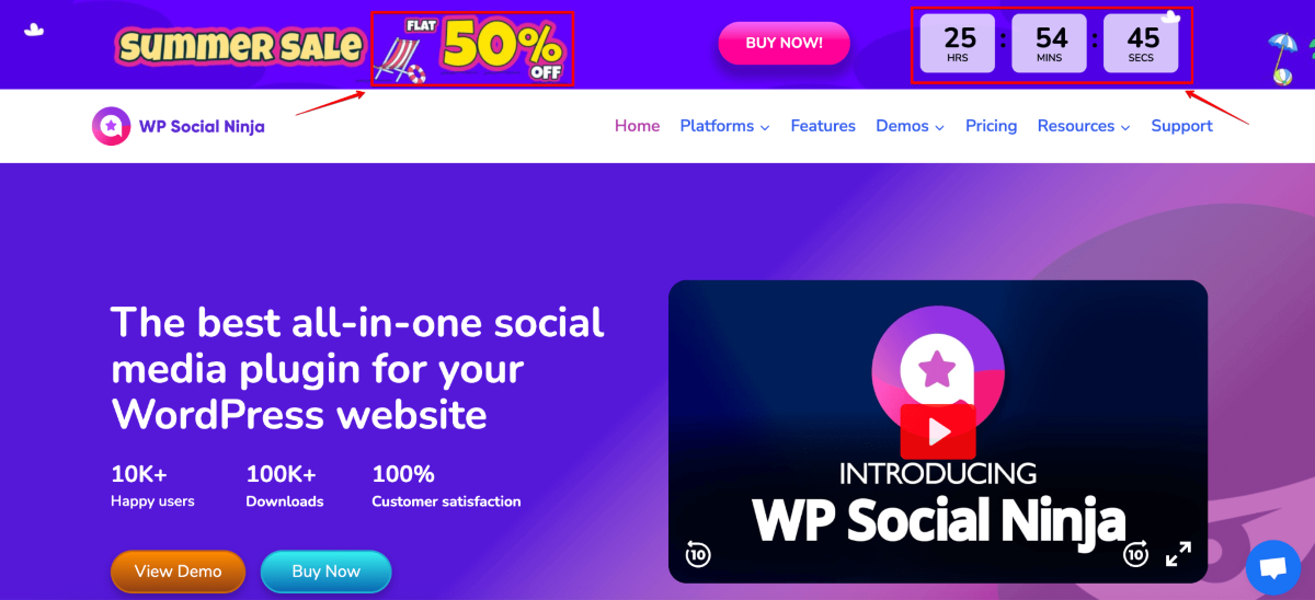Give exclusive discounts and run the countdown