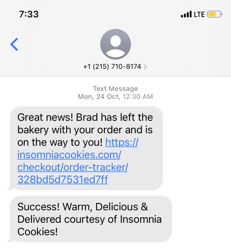 Send customers shipping and tracking info (or service reminders)
