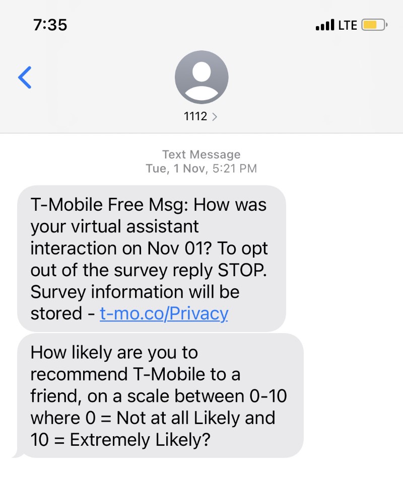Share surveys and ask for specific feedback