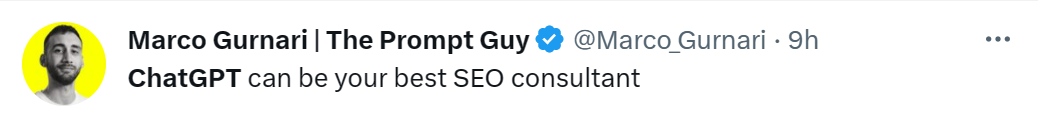 ChatGPT can be your best SEO consultant