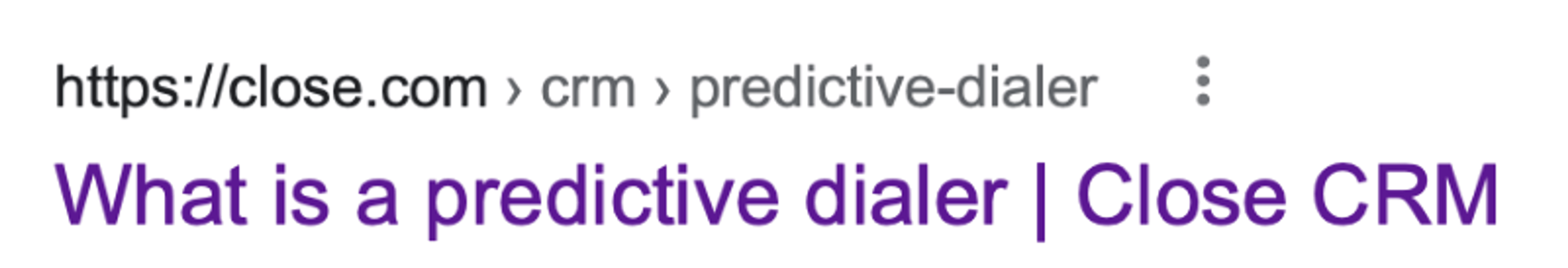 Good example of title tag that works!
