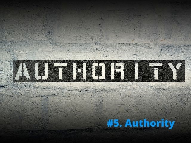 Your website lacks authority