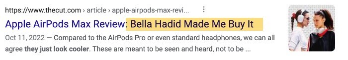 Here's one for AirPod Max Review.