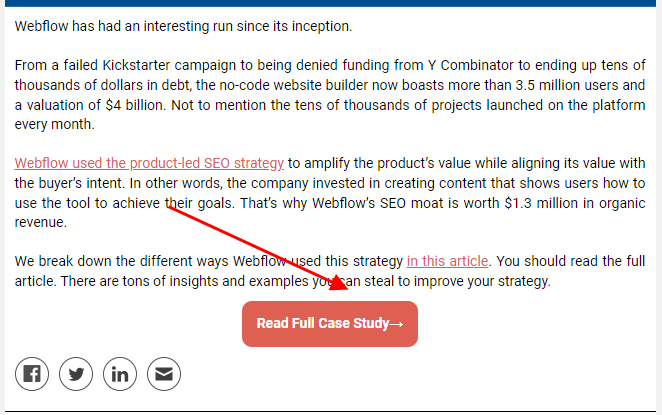 Example of newsletter