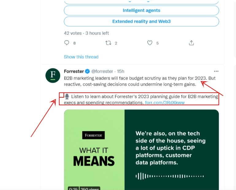 Forrester twitter
