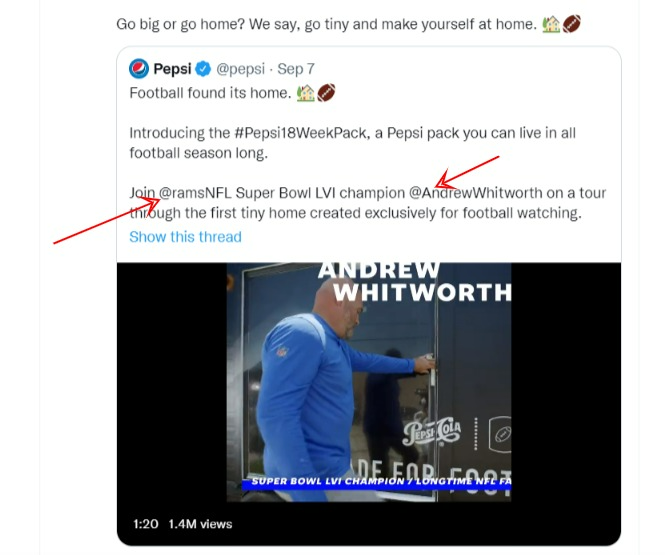 Pepsi twitter
