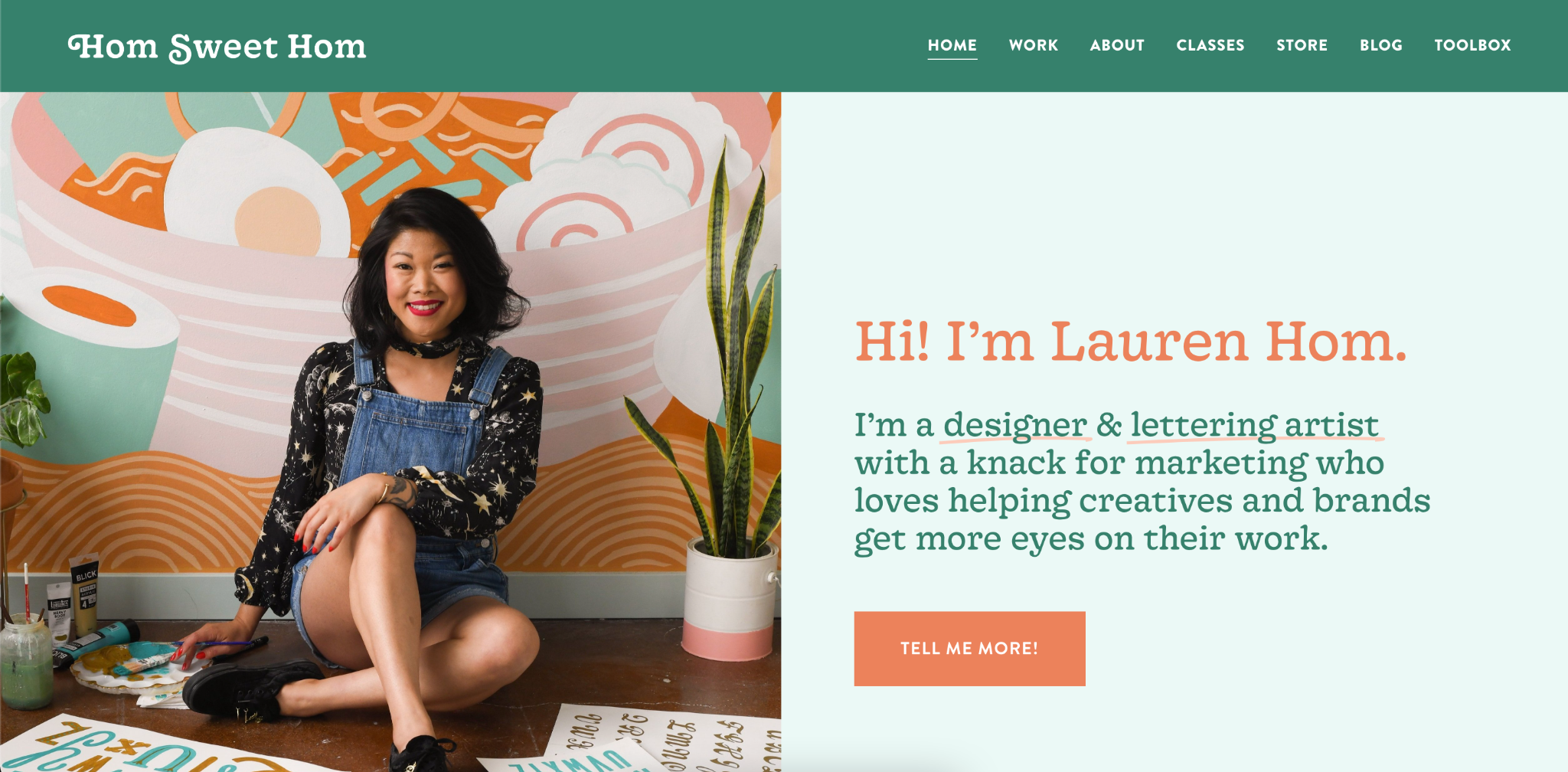 home page introduction