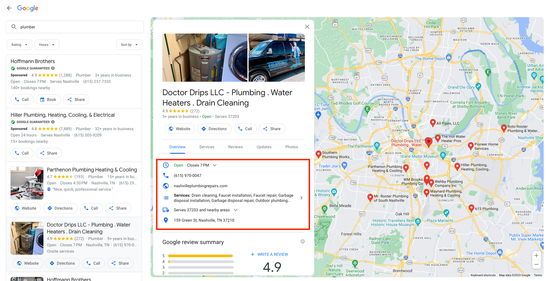 Google Business profile