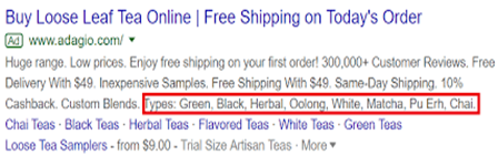 Structured Snippets That Are Optimized