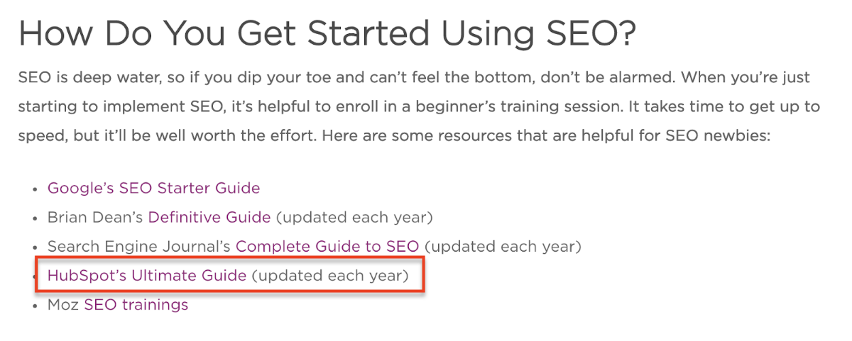 How do you get started using SEO