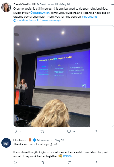 Check out this mention of Hootsuite and their prompt response