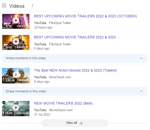 Video Carousel