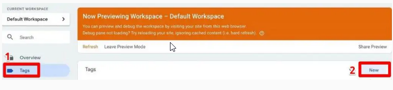 Google Tag Manager account