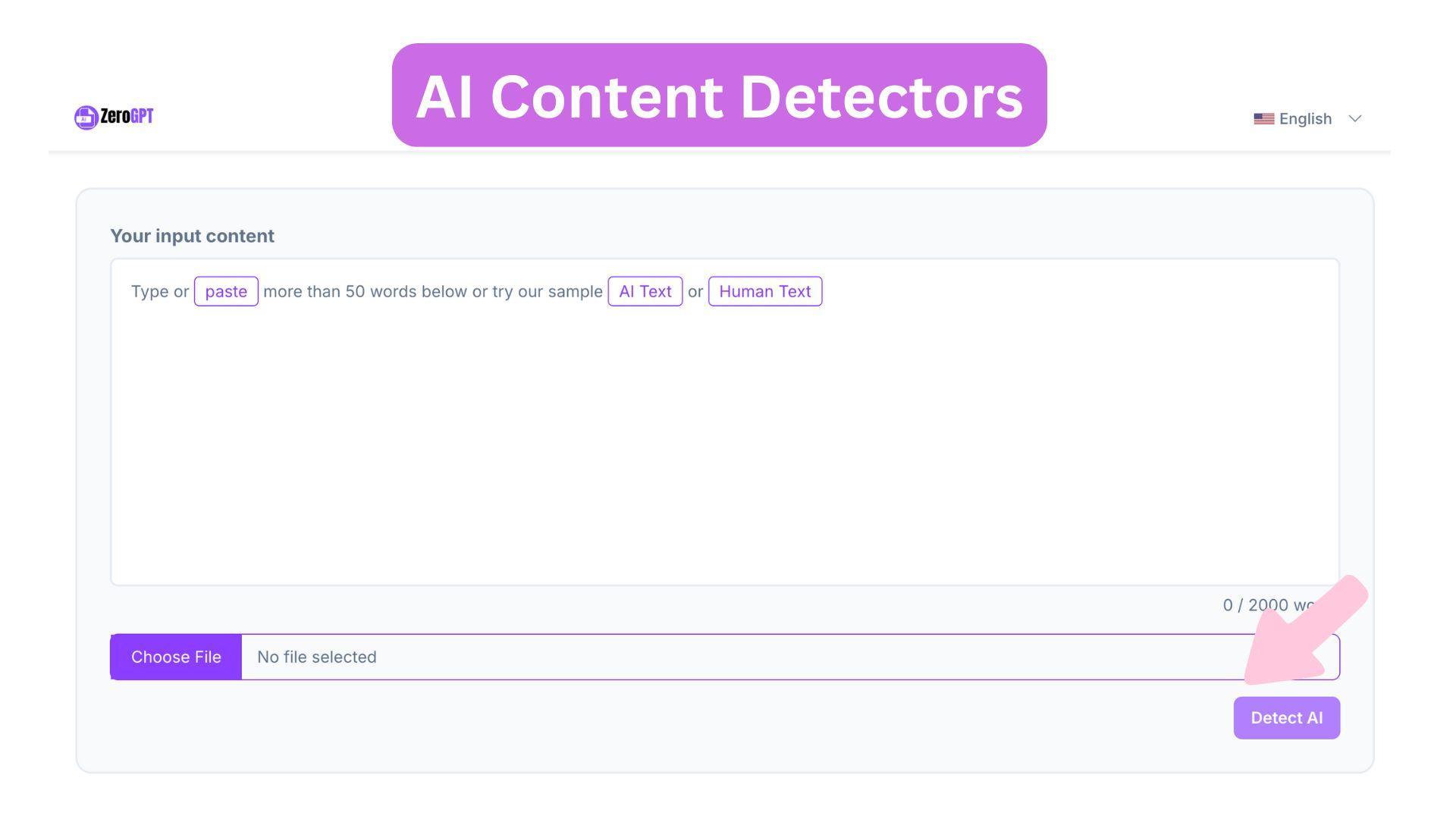 Detect AI Content