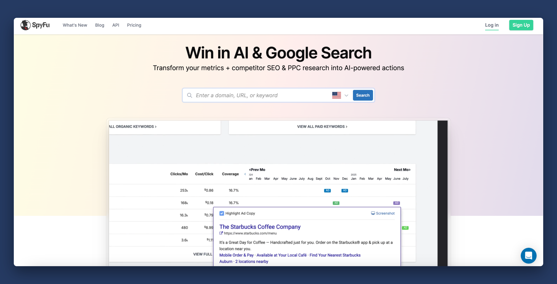 SpyFu Semrush alternative