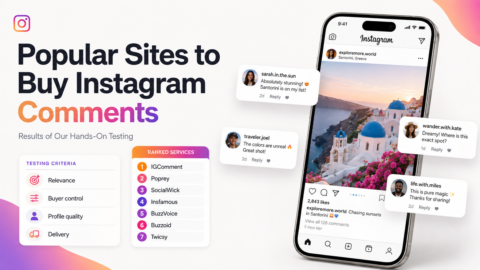 Popular Sites to Buy Instagram Comments