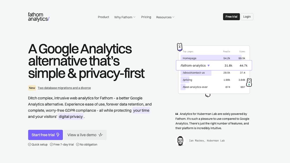 Fathom Analytics