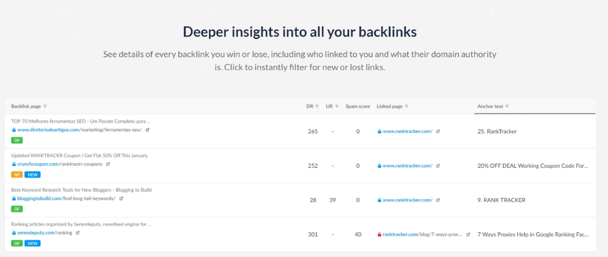 Not building and maintaining backlinks