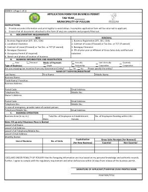 Business Licenses & Permits