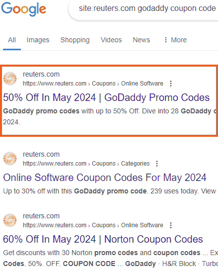 Reuters Example