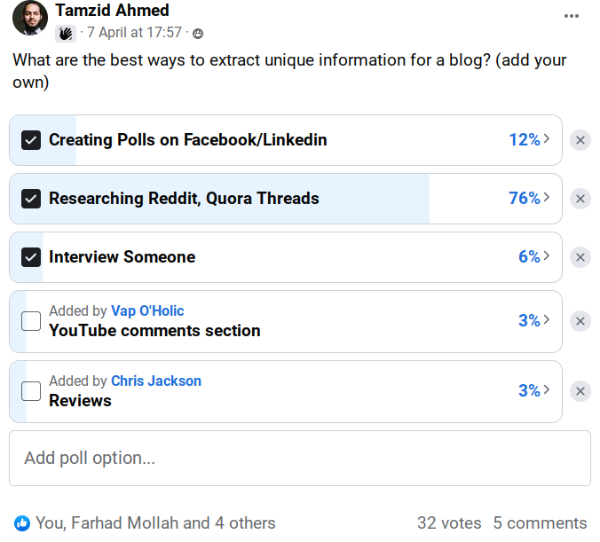 Create Polls