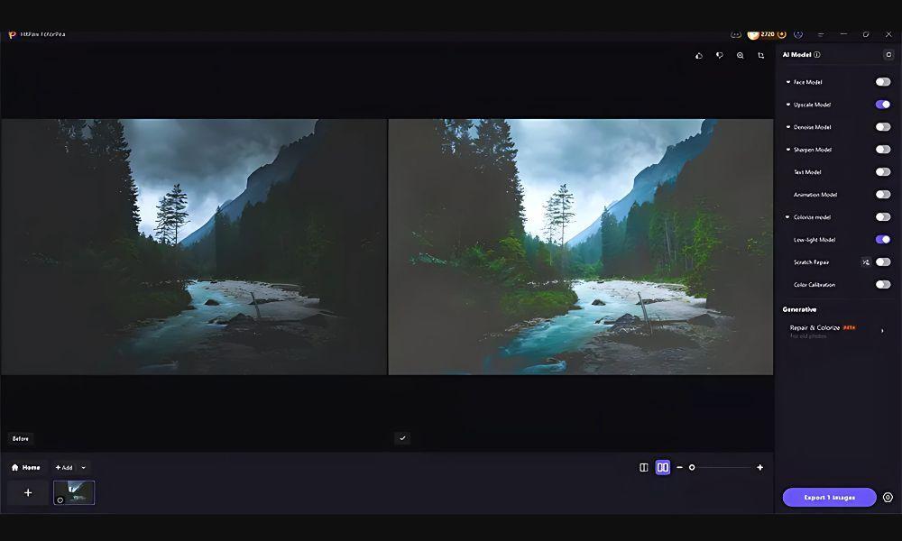FotorPea’s Color Tool