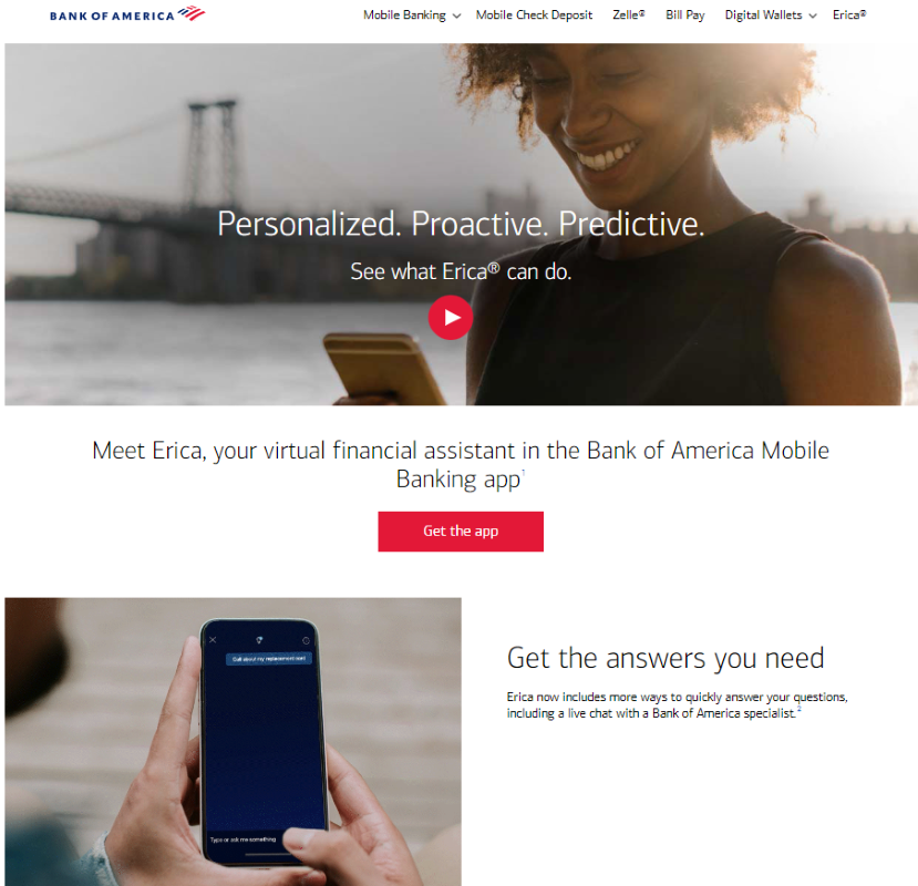 Bank of America’s Erica