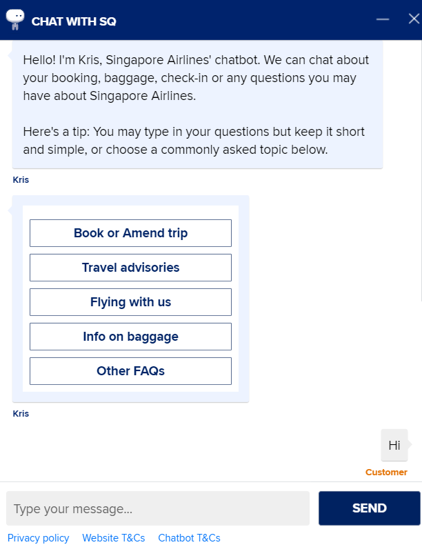 Singapore Airlines Kris