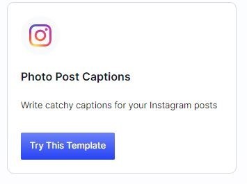 Instagram: photo post captions