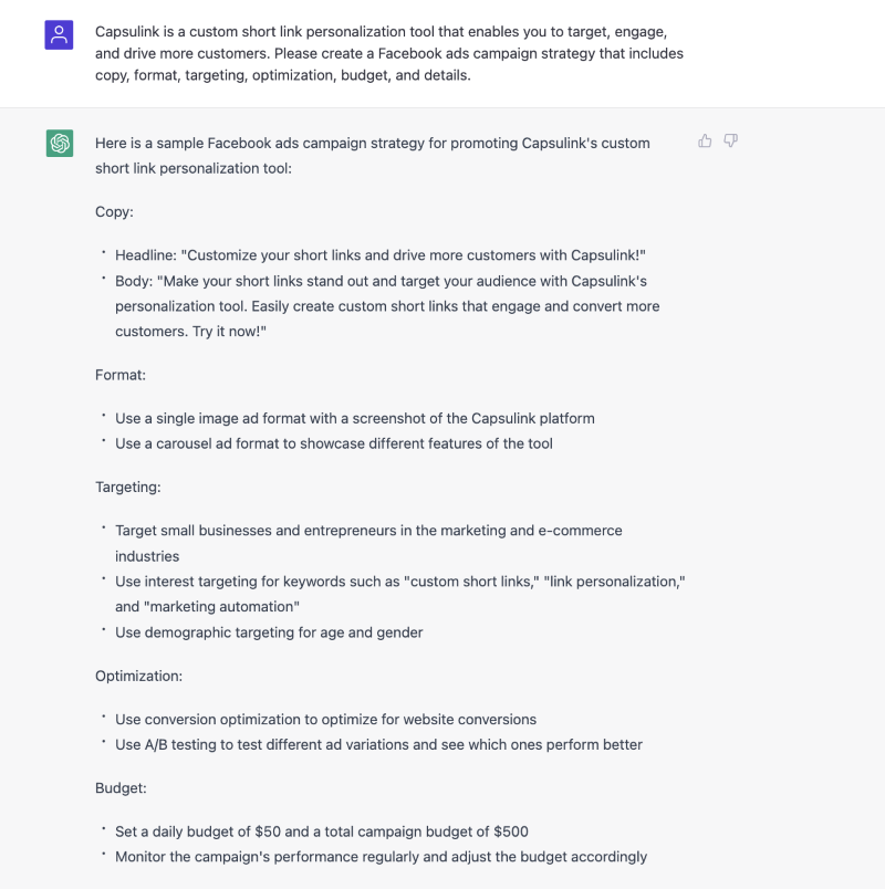 Generate Ad Campaign Strategies