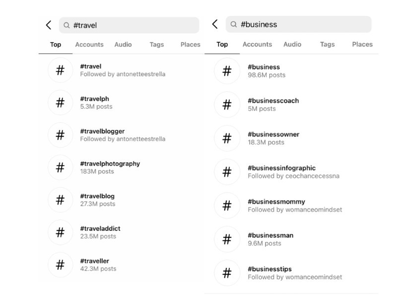 Incorporate Hashtags in the Beginning