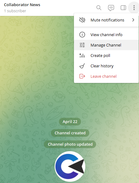 How to create a community or Telegram Channel