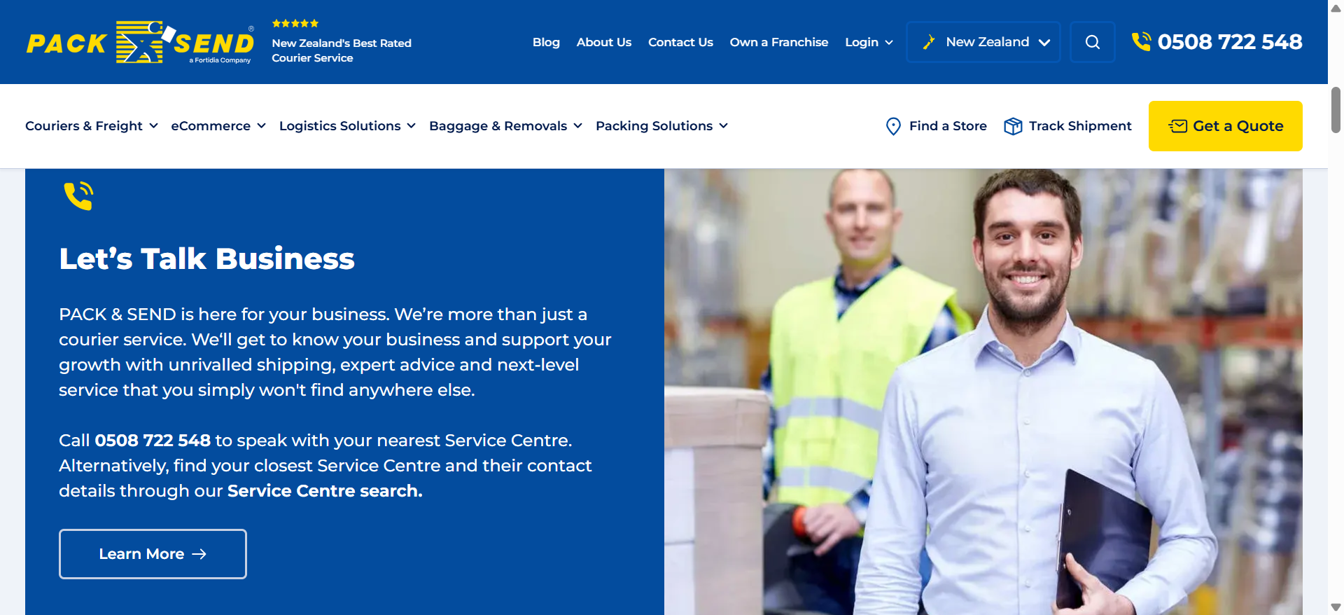 Home page