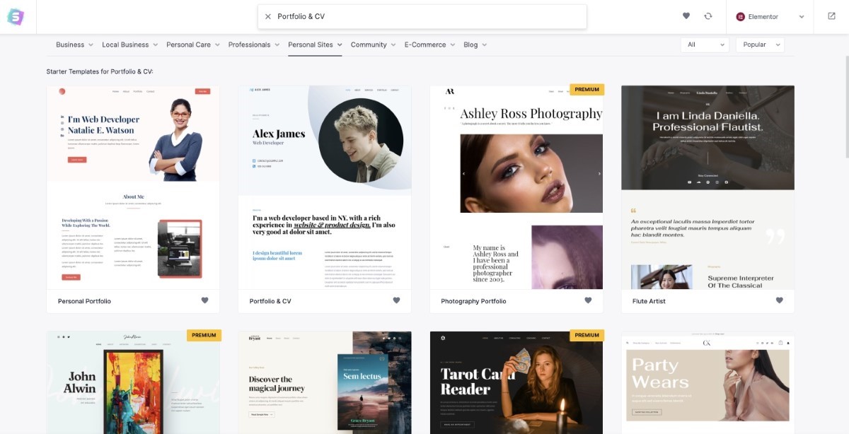 Browse themes