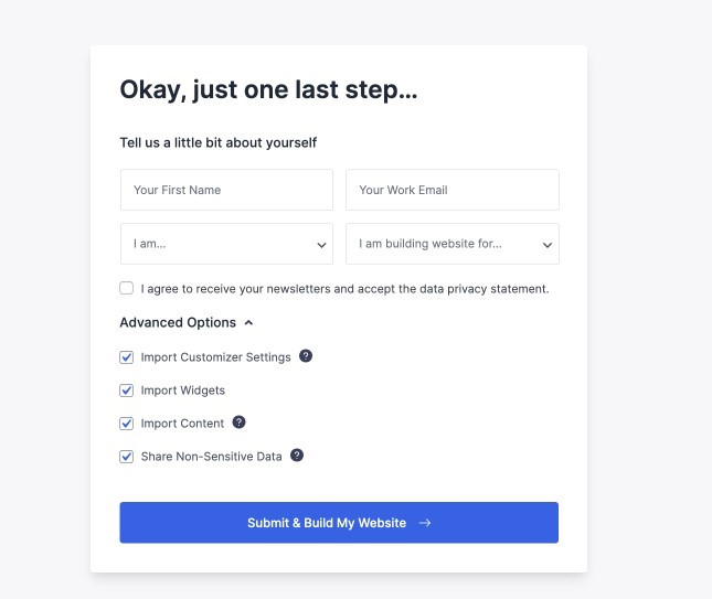 Put your details