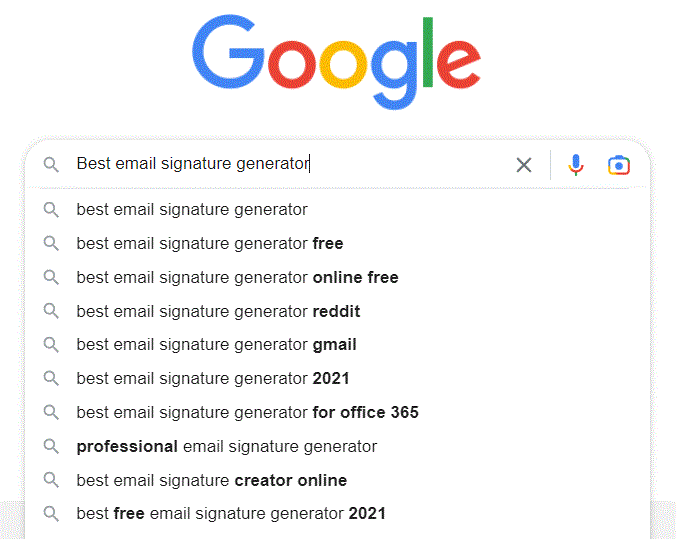 Use Google Autocomplete