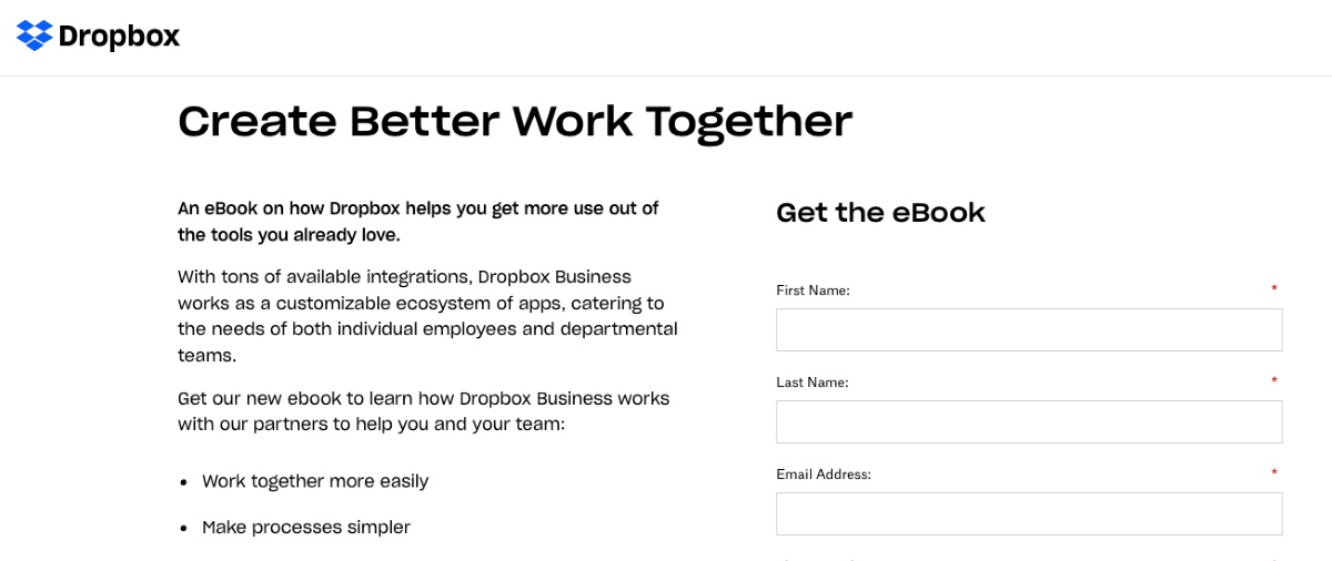 Push Out a Landing Page