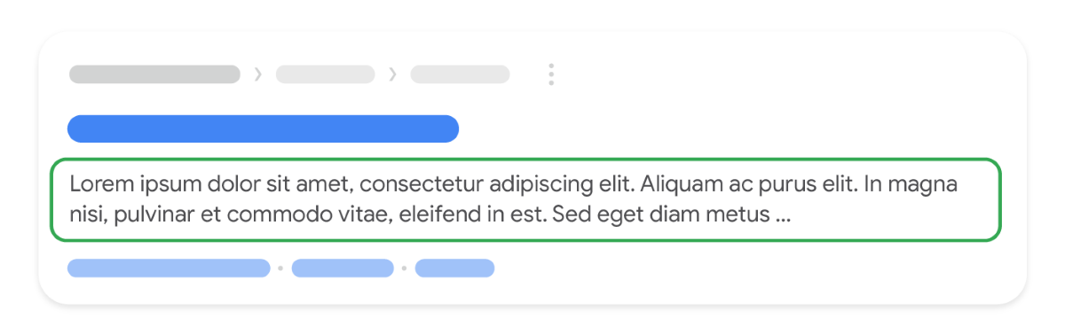 Understanding meta descriptions