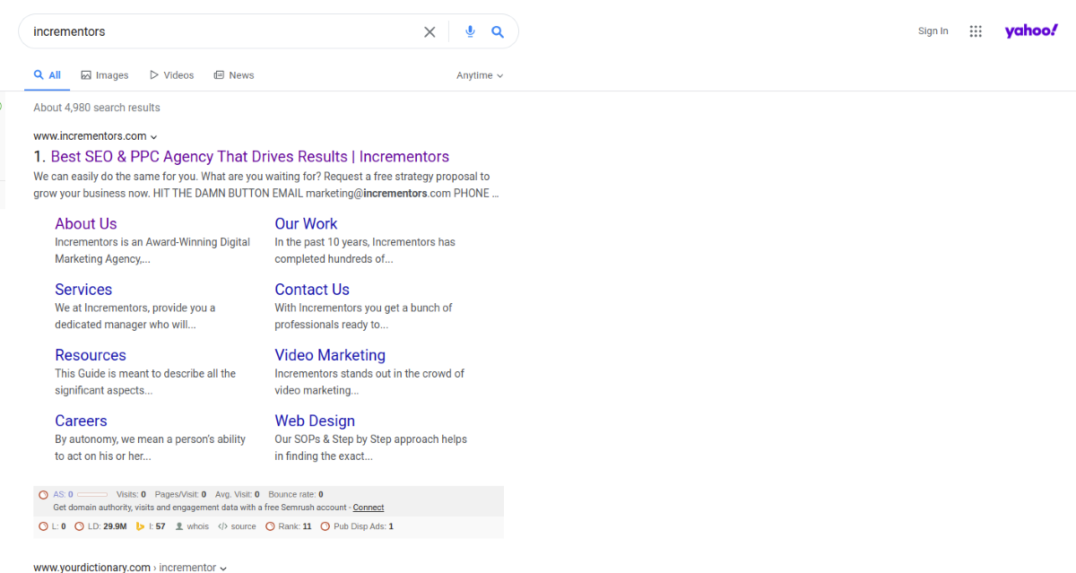 Optimize Your Site for Yahoo! Search Engine Rankings