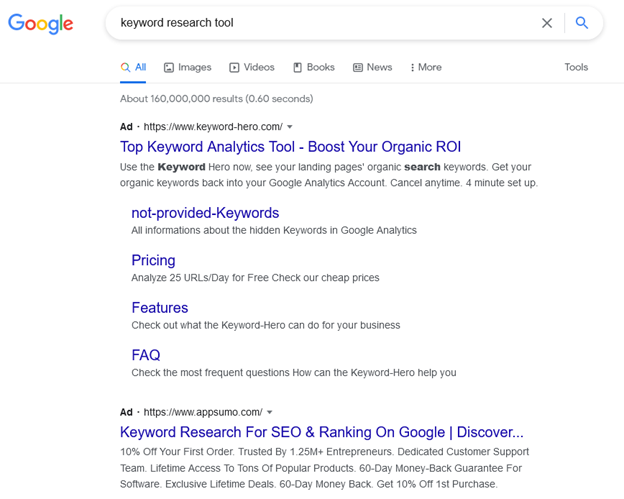 Search Engine Marketing (SEM)