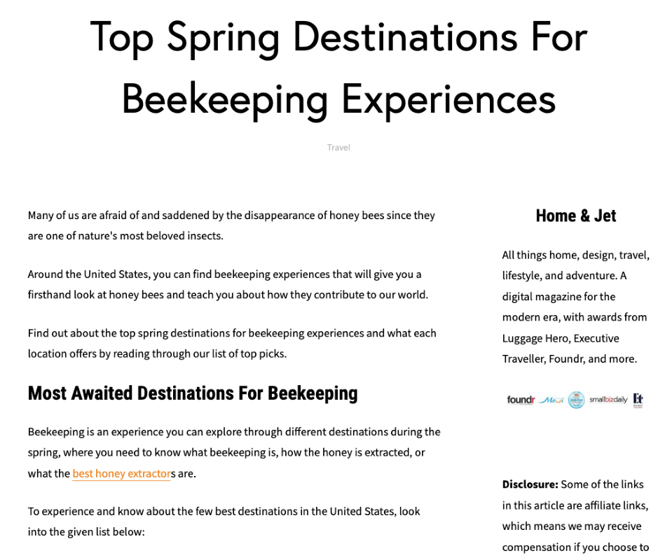 Blog post