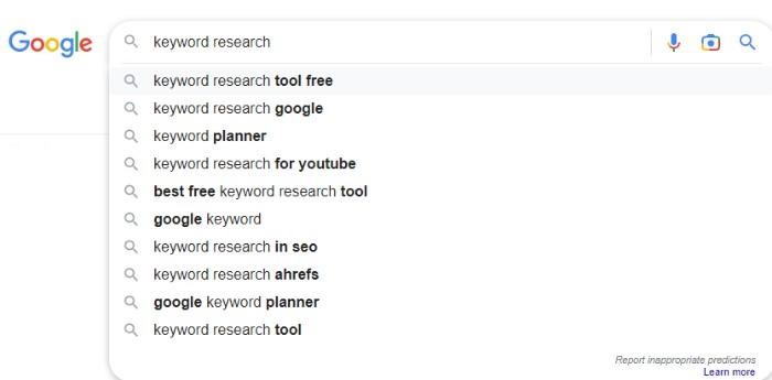 Google Autocomplete