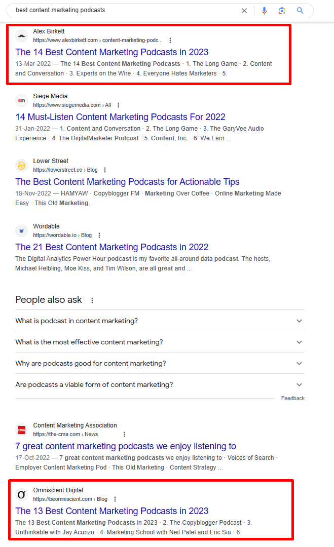 Create listicles and focus on outreach and partnerships