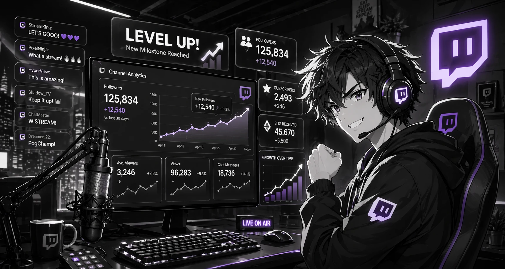 From 0 to Your First 100 Twitch Viewers