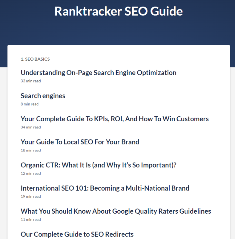 Free SEO Guide