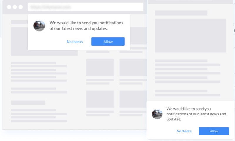 Web push notifications basics - opt-in